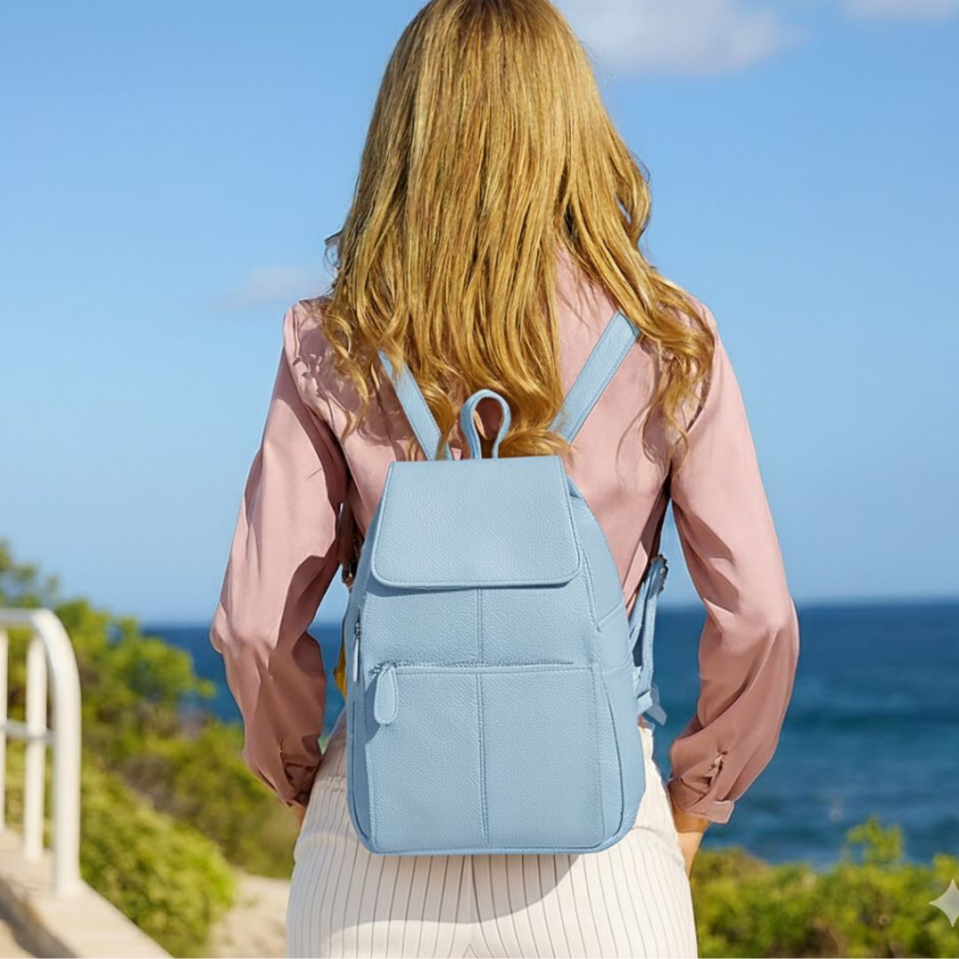 Sac a dos femme en cuir -Prestigia