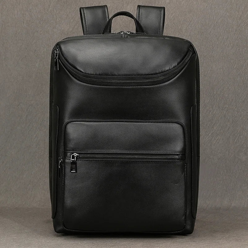 Sac dos noir cuir - Rustico