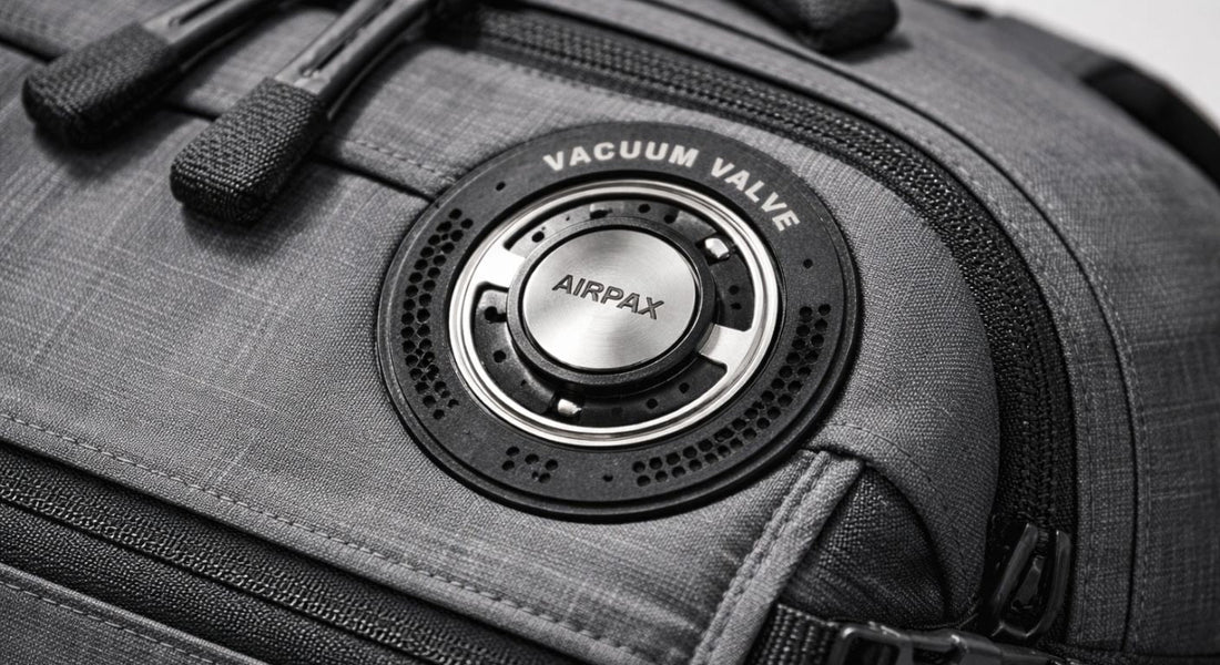 Gagner 50% de place avec le sac à dos compression sous vide