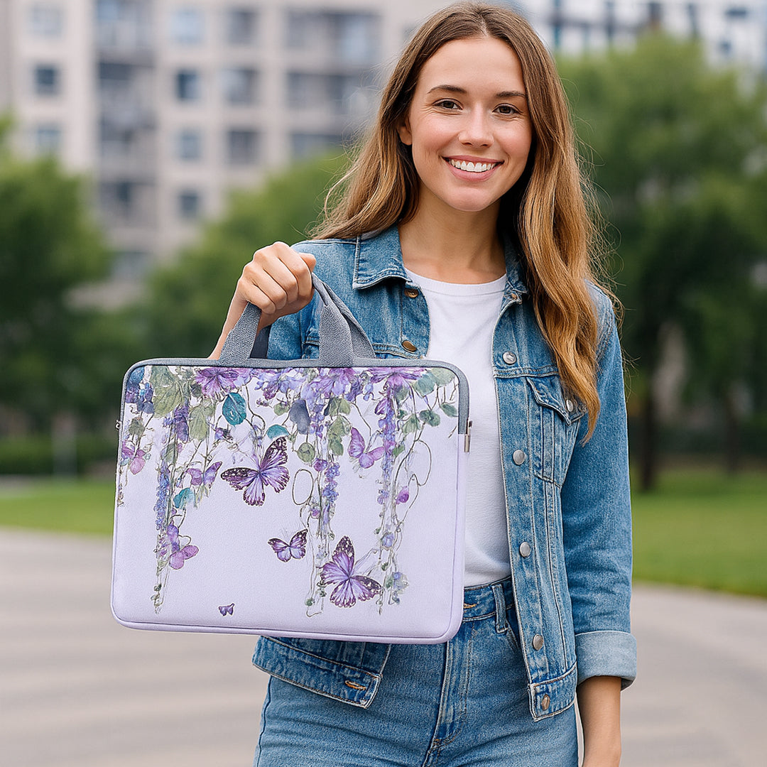 Pochette-ordinateur-14-pouce-Papillons