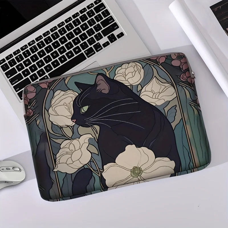 Pochette ordinateur femme - Chat