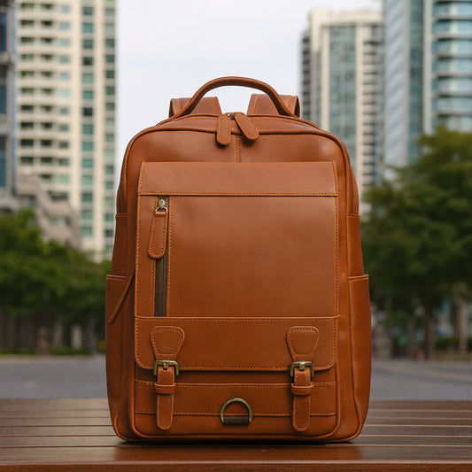 Sac a dos en cuir - Baroudeur