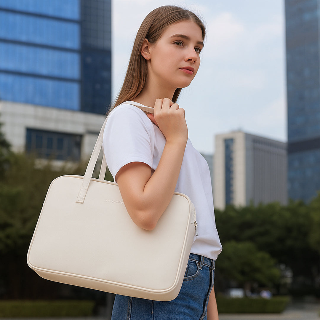 Sac ordinateur cuir femme - Clémentis