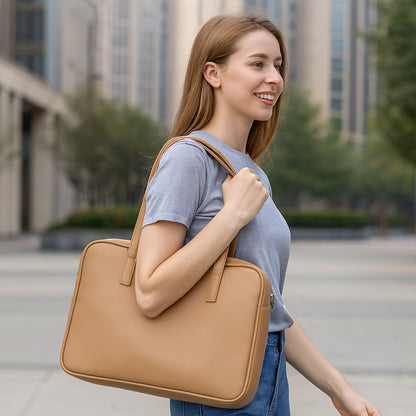 Sac ordinateur cuir femme - Clémentis