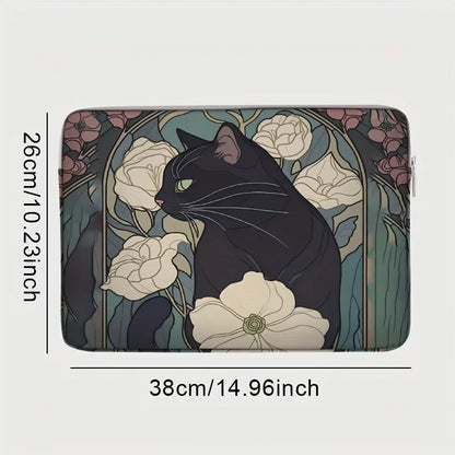 Pochette ordinateur femme - Chat